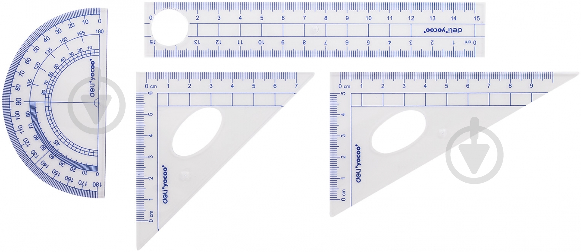 Набор линеек 51534112 Deli - фото 1