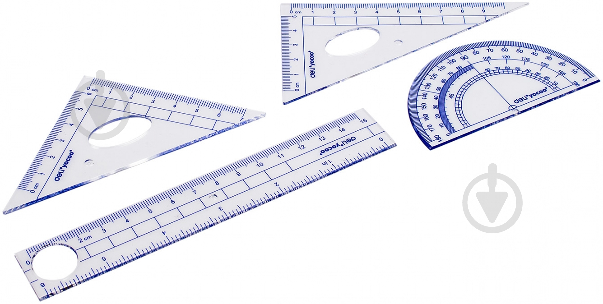 Набор линеек 51534112 Deli - фото 2