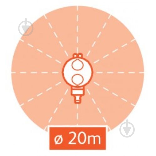 Ороситель вращающийся Hozelock 314 м² PRO - фото 2 Ороситель вращающийся Hozelock 314 м² PRO - фото 2