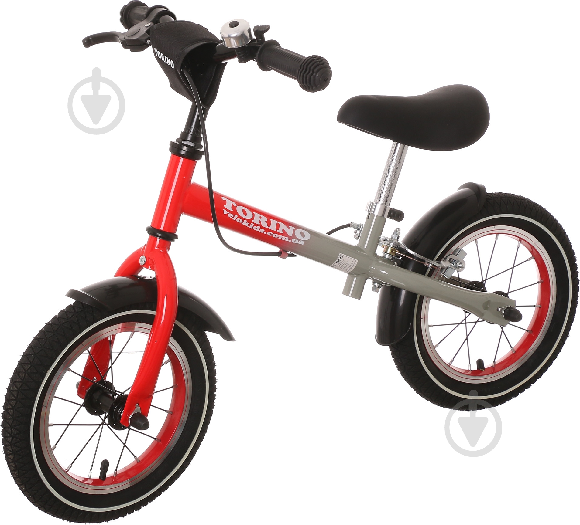 Беговел TORINO TSFL-005 красно-серый - фото 1