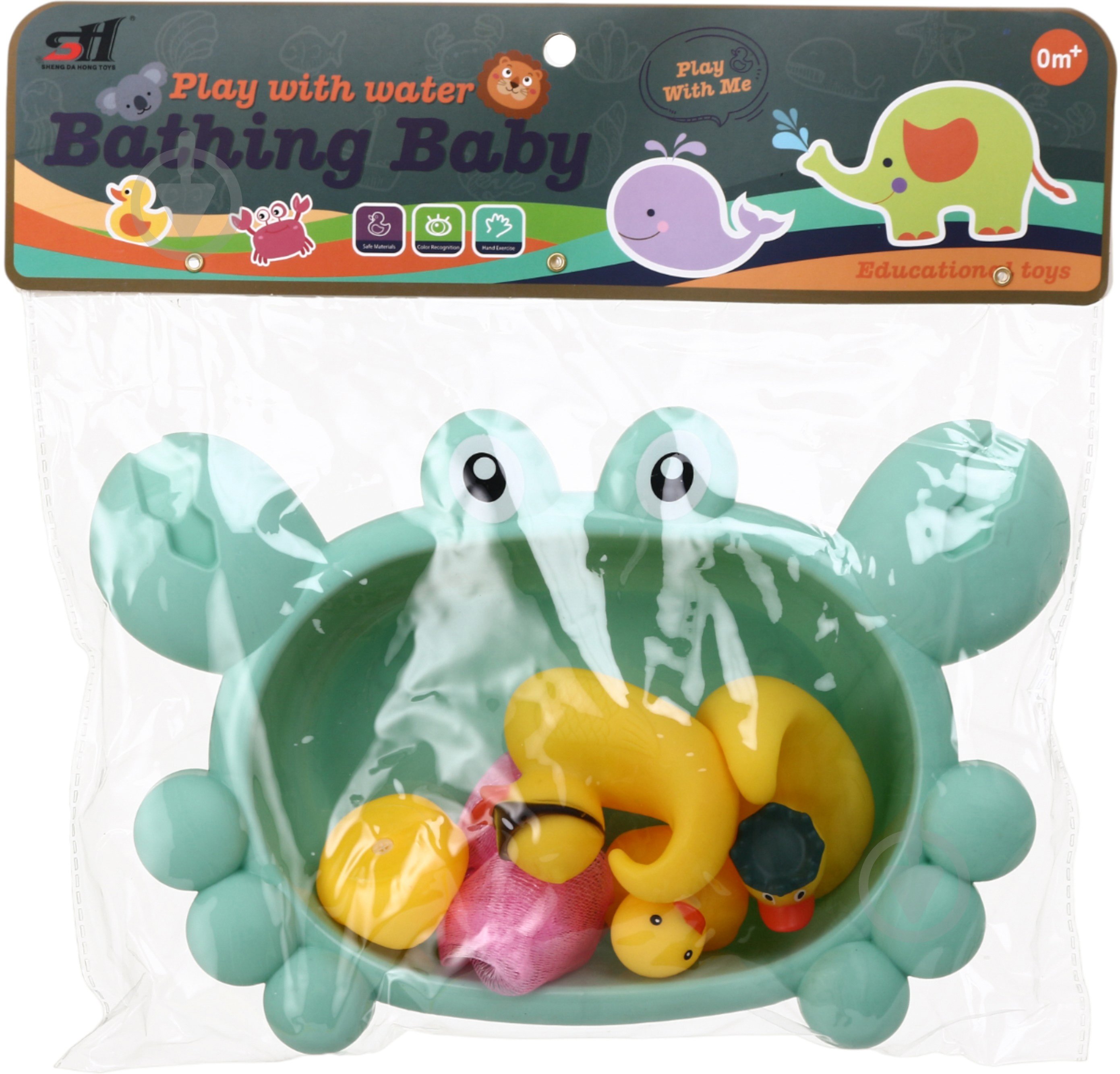 Набір іграшок для купання Sheng da hong 6 шт. барвисті OTG0975809 - фото 2