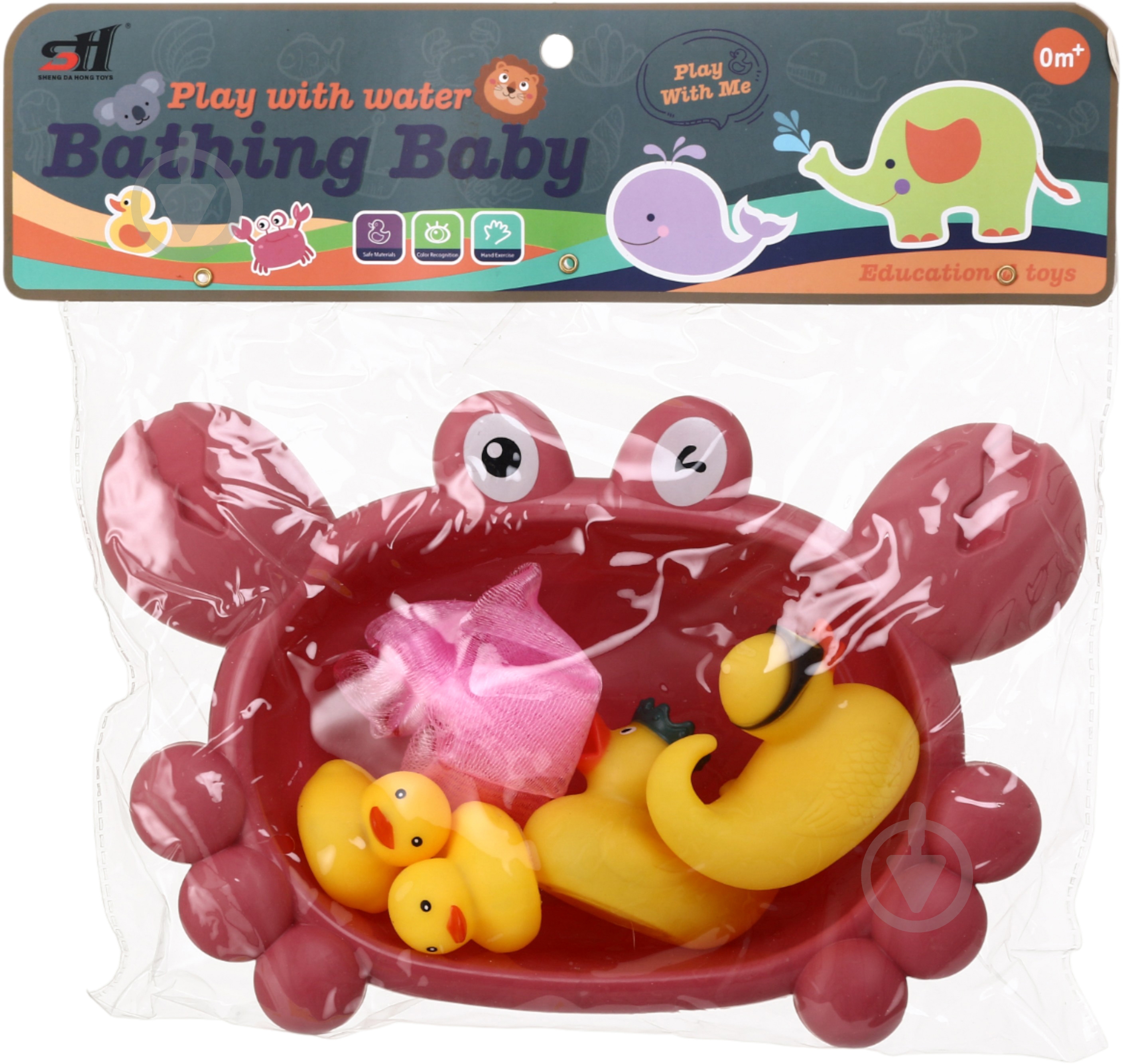 Набір іграшок для купання Sheng da hong 6 шт. барвисті OTG0975809 - фото 1