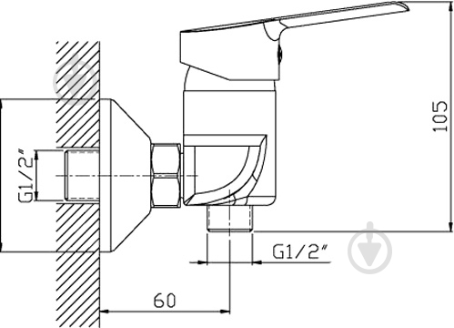 Змішувач для душу Tango Rainbow 06 - фото 2 Змішувач для душу Tango Rainbow 06 - фото 2