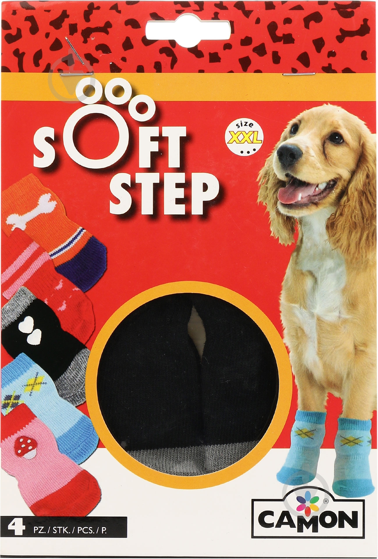 Носки Camon черные XXL 4 шт - фото 2 Носки Camon черные XXL 4 шт - фото 2