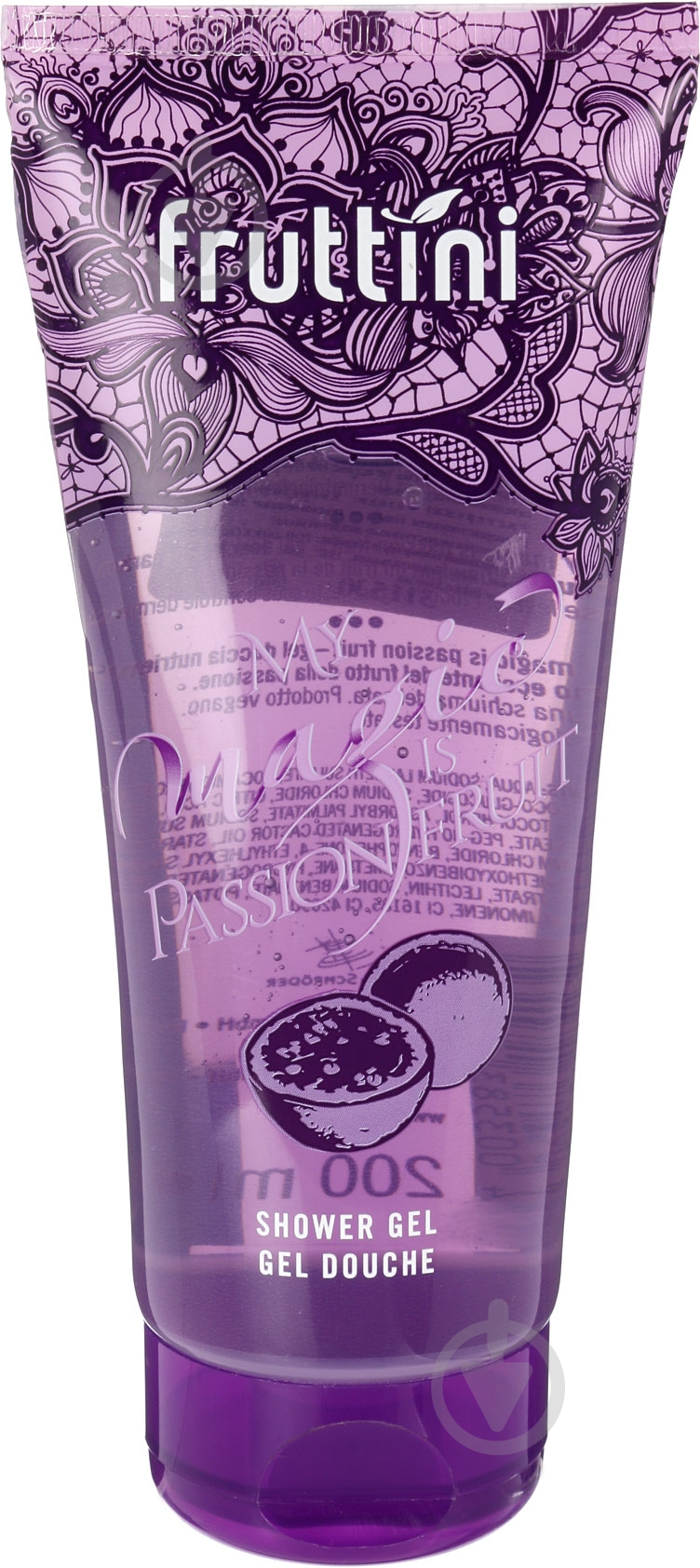 Гель для душа Fruttini Маракуйя 200 мл - фото 1 Гель для душа Fruttini Маракуйя 200 мл - фото 1