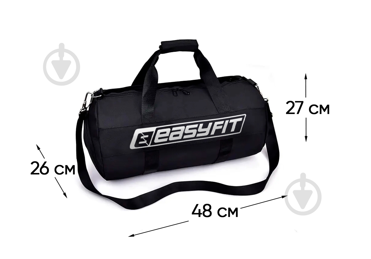 Спортивная сумка EasyFit ActivePack EF-8002 35 л черный - фото 3