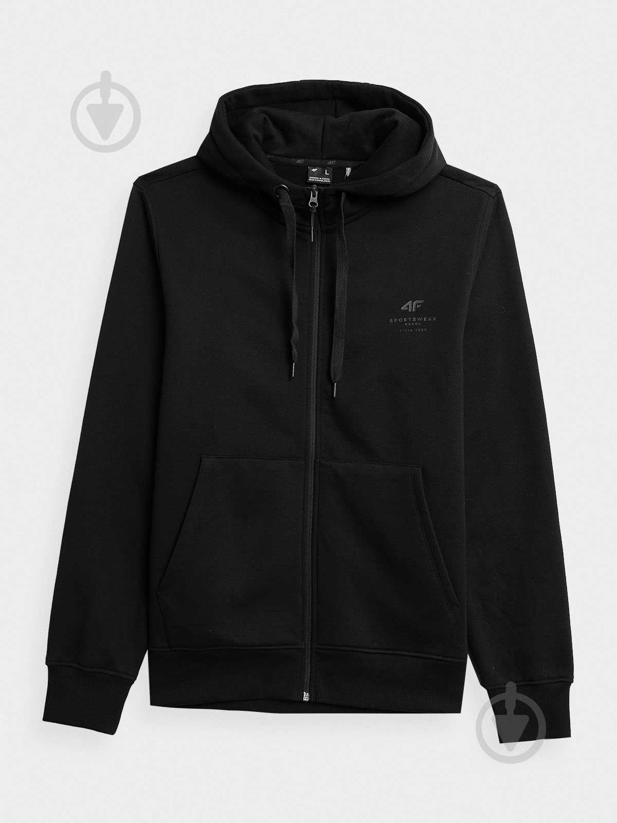 Джемпер 4F SWEATSHIRT M0774 4FAW23TSWSM0774-20S р.L черный - фото 1