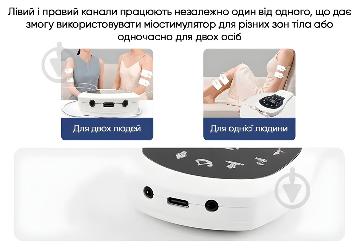 Миостимулятор EasyFit ActivePulse-2 для тела (EF-2304) - фото 4