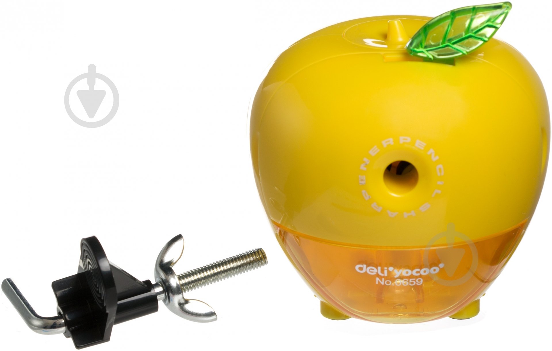 Точилка Яблуко жовте Deli - фото 4
