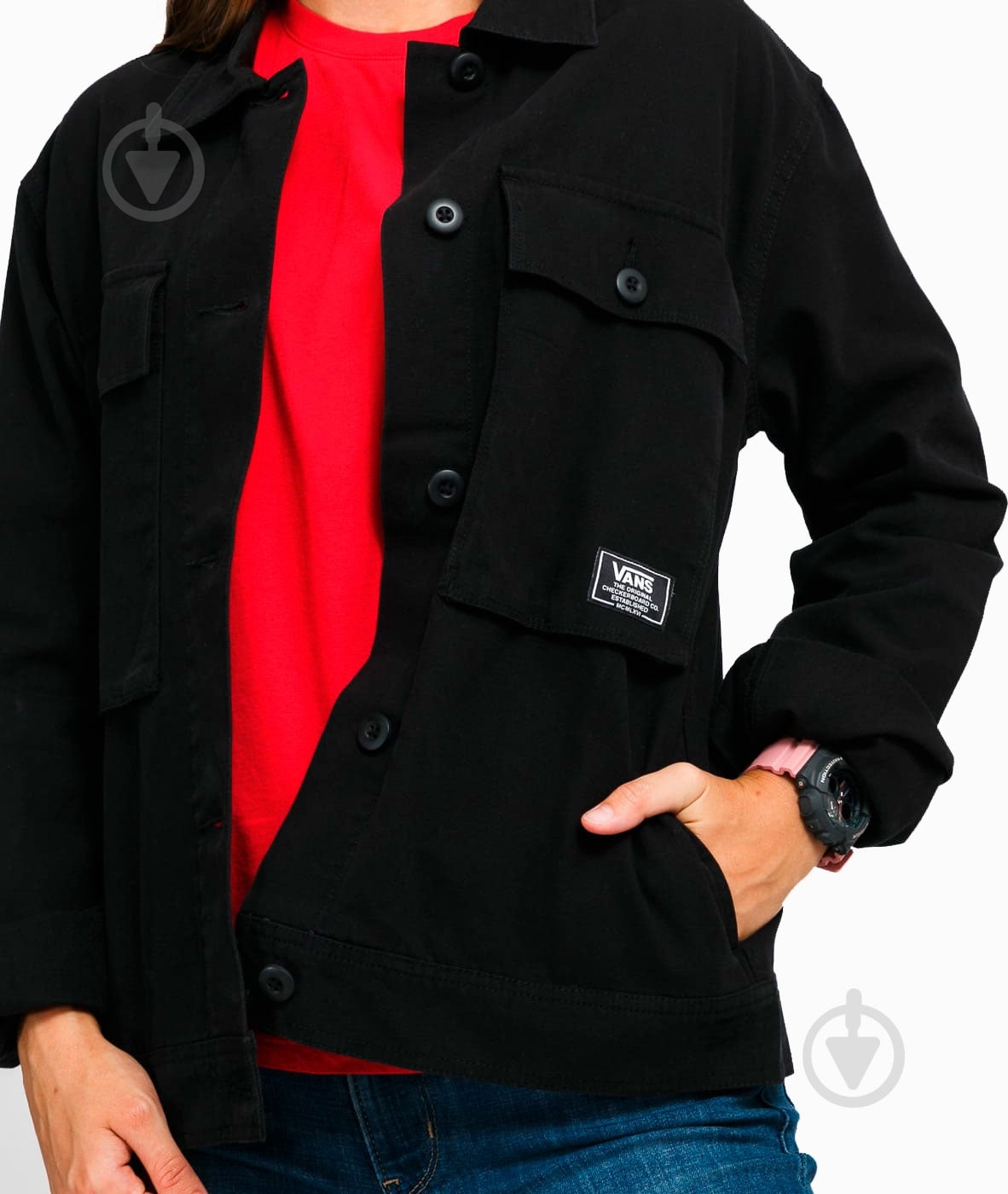 Куртка женская Vans CLARK JACKET VN0A5AR6BLK1 р.L черная - фото 2