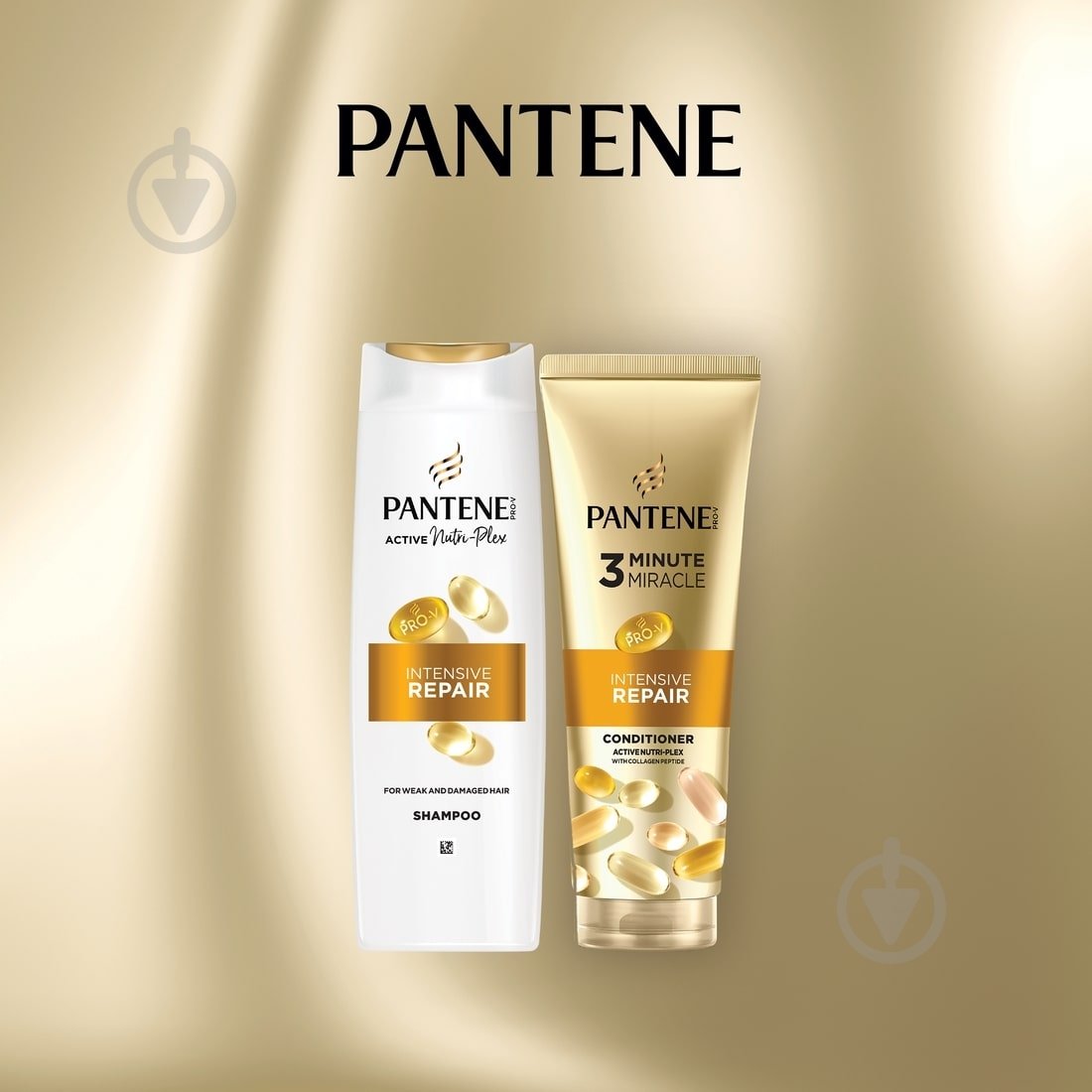 Подарунковий набір для жінок Pantene Шампунь 400 мл + Бальзам-ополіскувач Інтенсивне відновлення 220 мл - фото 3 Подарунковий набір для жінок Pantene Шампунь 400 мл + Бальзам-ополіскувач Інтенсивне відновлення 220 мл - фото 3