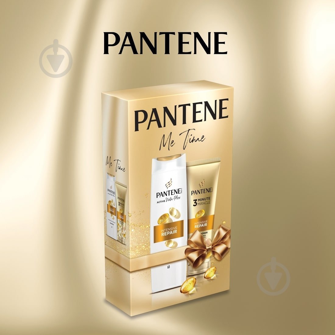 Подарунковий набір для жінок Pantene Шампунь 400 мл + Бальзам-ополіскувач Інтенсивне відновлення 220 мл - фото 6 Подарунковий набір для жінок Pantene Шампунь 400 мл + Бальзам-ополіскувач Інтенсивне відновлення 220 мл - фото 6