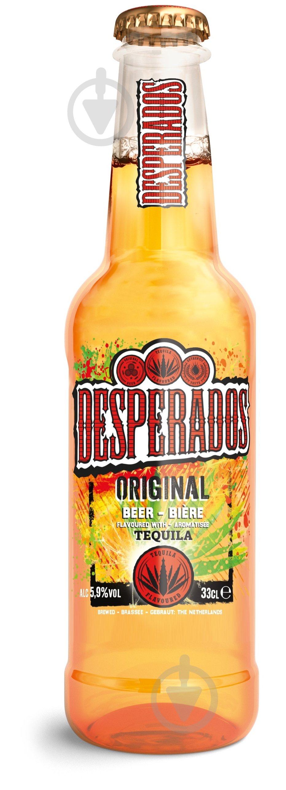 Пиво світле спеціальне зі смаком текіли Desperados 0,33 л - фото 1