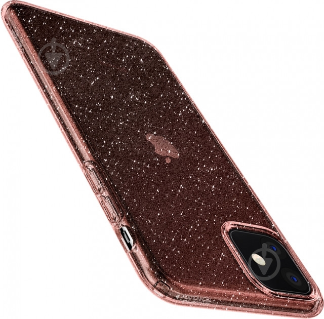 Чехол Spigen Liquid Crystal Glitter Rose Quartz 076CS27182 для Apple iPhone 11 - фото 5