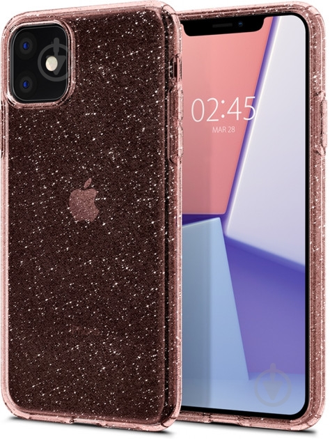 Чехол Spigen Liquid Crystal Glitter Rose Quartz 076CS27182 для Apple iPhone 11 - фото 4