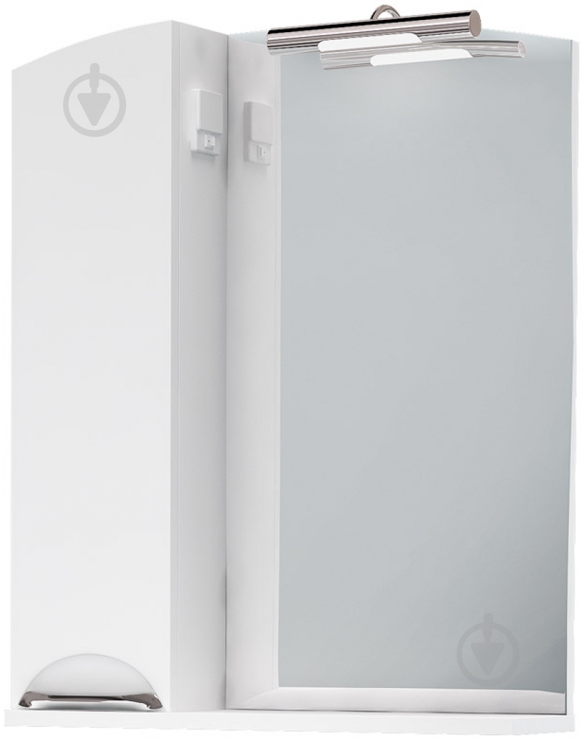 Дзеркало з шафкою Vankor Smart 65*80 шафка ліворуч - фото 1