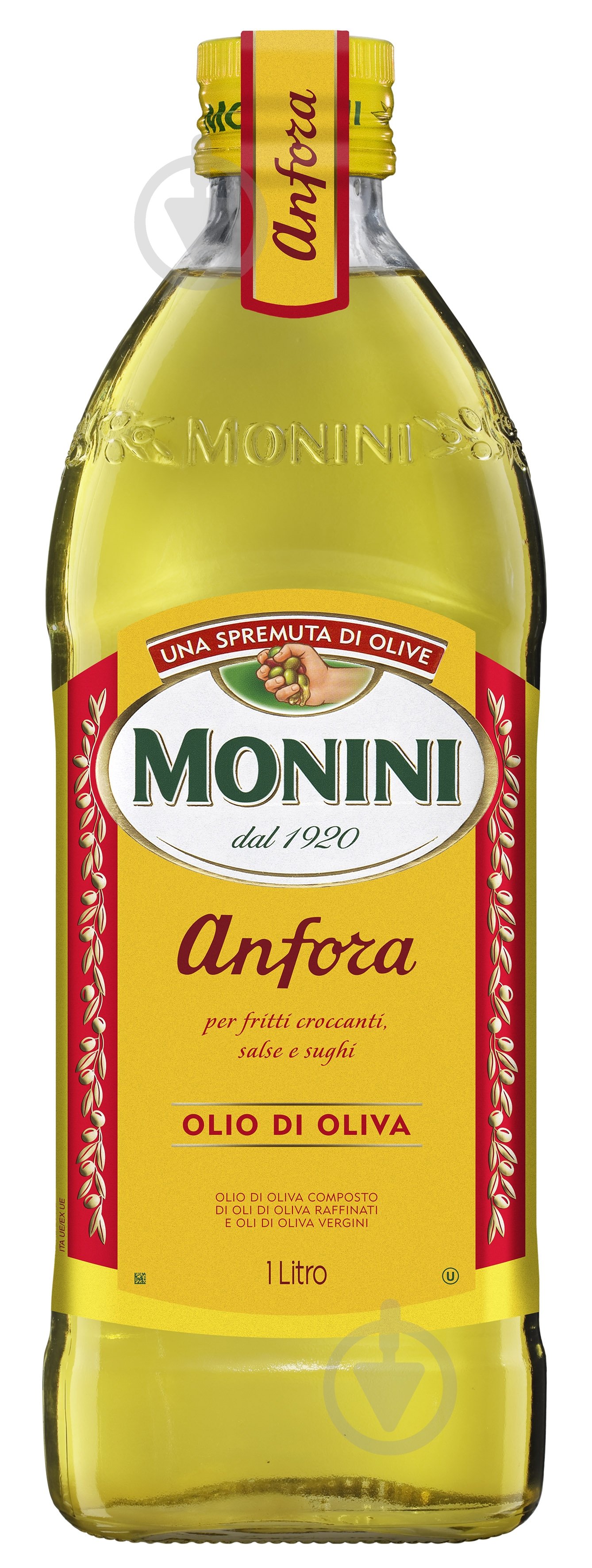 Масло оливковое Monini Anfora 1 л - фото 1