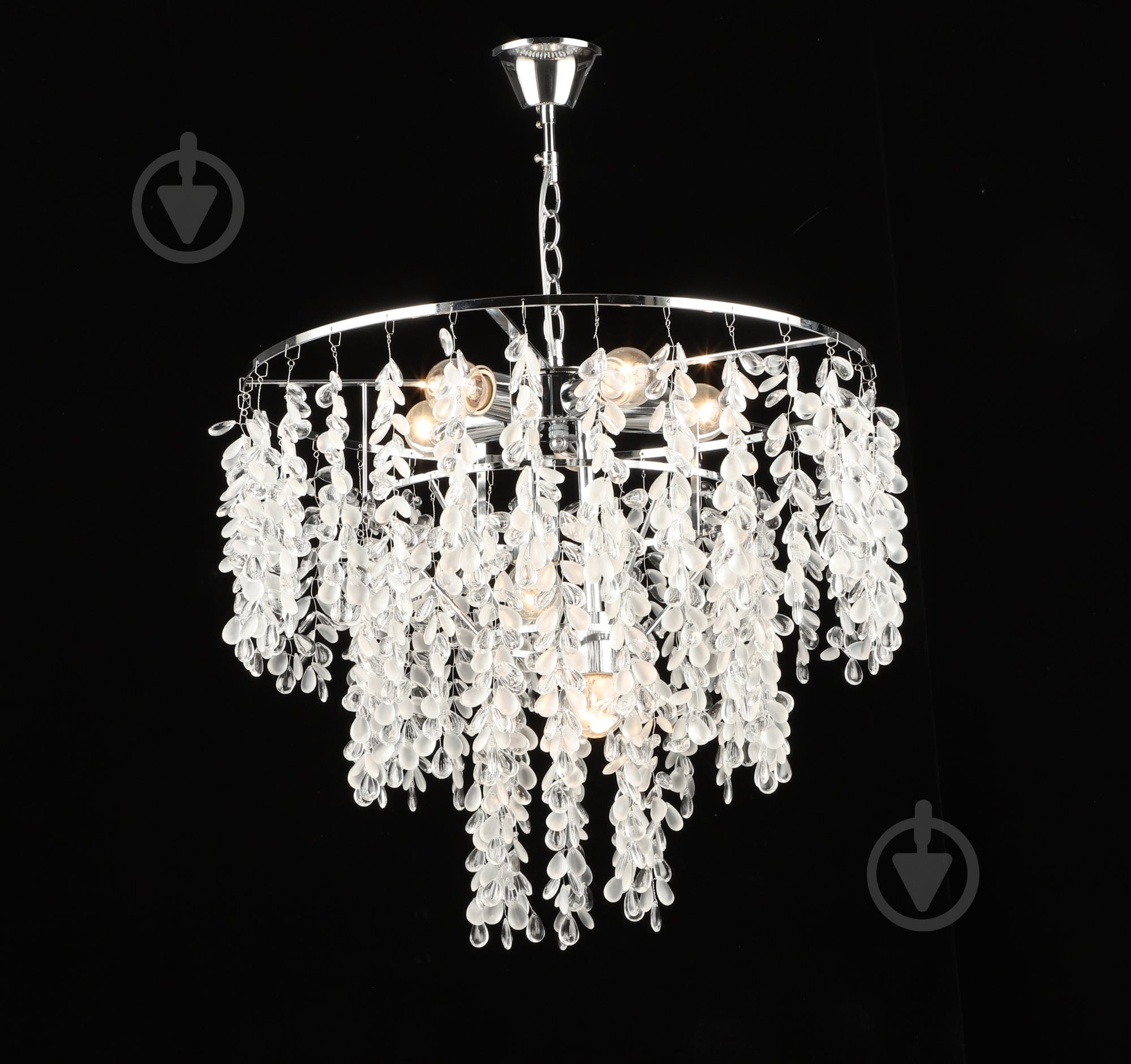 Люстра подвесная Valeso Frozen Dew 7x60 Вт E27 48848 - фото 1