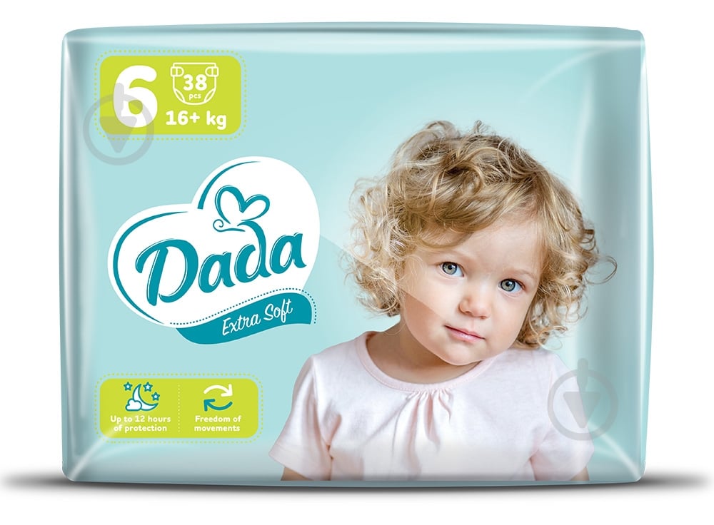 Подгузники Dada Extra Soft Extra Large 6 16+ кг 38 шт. - фото 1