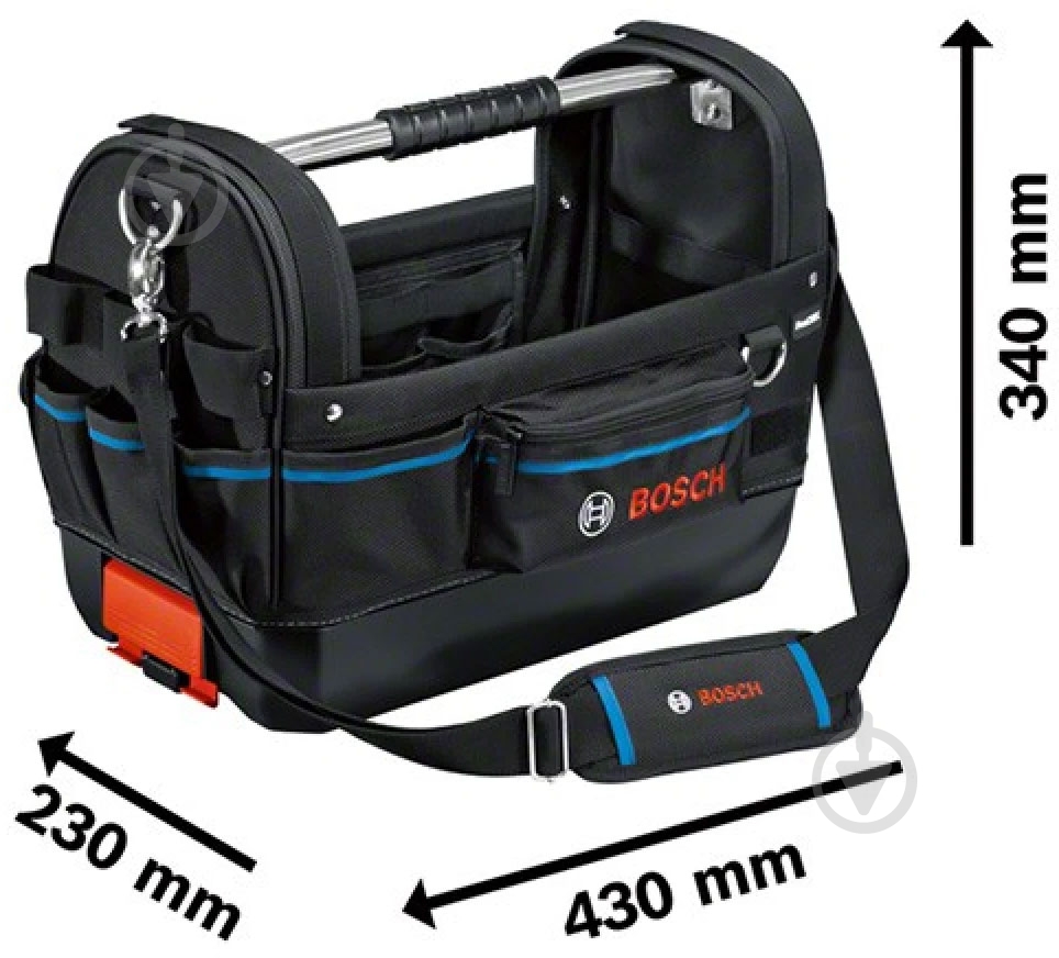 Сумка для ручного инструмента Bosch L-BOXX GWT 20 Professional 1600A025L6 - фото 2 Сумка для ручного инструмента Bosch L-BOXX GWT 20 Professional 1600A025L6 - фото 2
