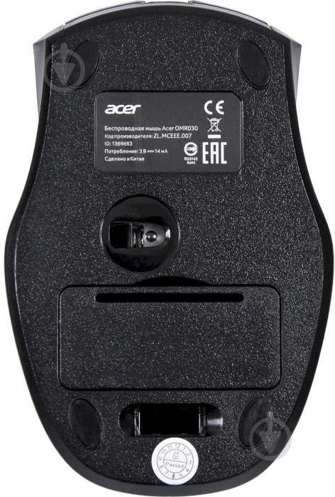 Мышь Acer OMR030 Wireless Black (ZL.MCEEE.007) - фото 6