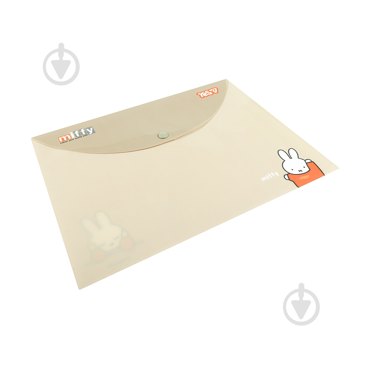 Папка-конверт на кнопке Miffy А4 492450 YES - фото 2 Папка-конверт на кнопке Miffy А4 492450 YES - фото 2