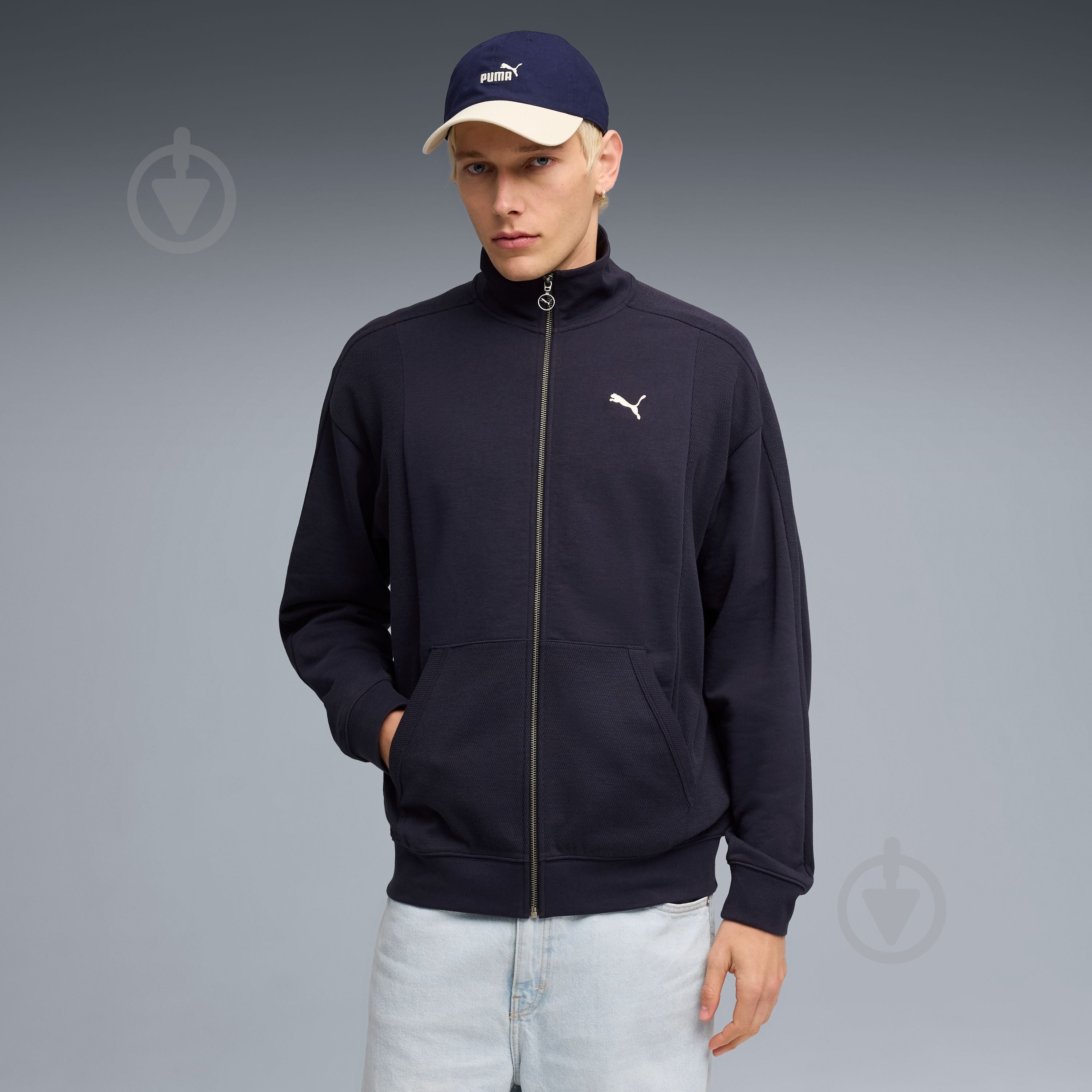 Джемпер Puma PUMA CLASS Relaxed Pinnacle Track Jacket TR 69207116 р.M синий - фото 1