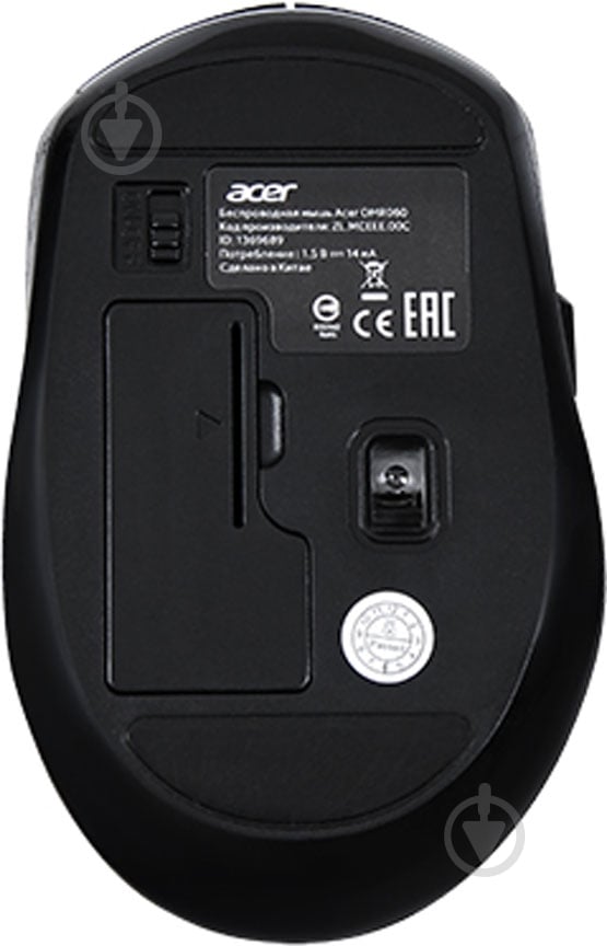 Мышь Acer OMR060 Wireless Black (ZL.MCEEE.02E) black (ZL.MCEEE.02E) - фото 6 Мышь Acer OMR060 Wireless Black (ZL.MCEEE.02E) black (ZL.MCEEE.02E) - фото 6