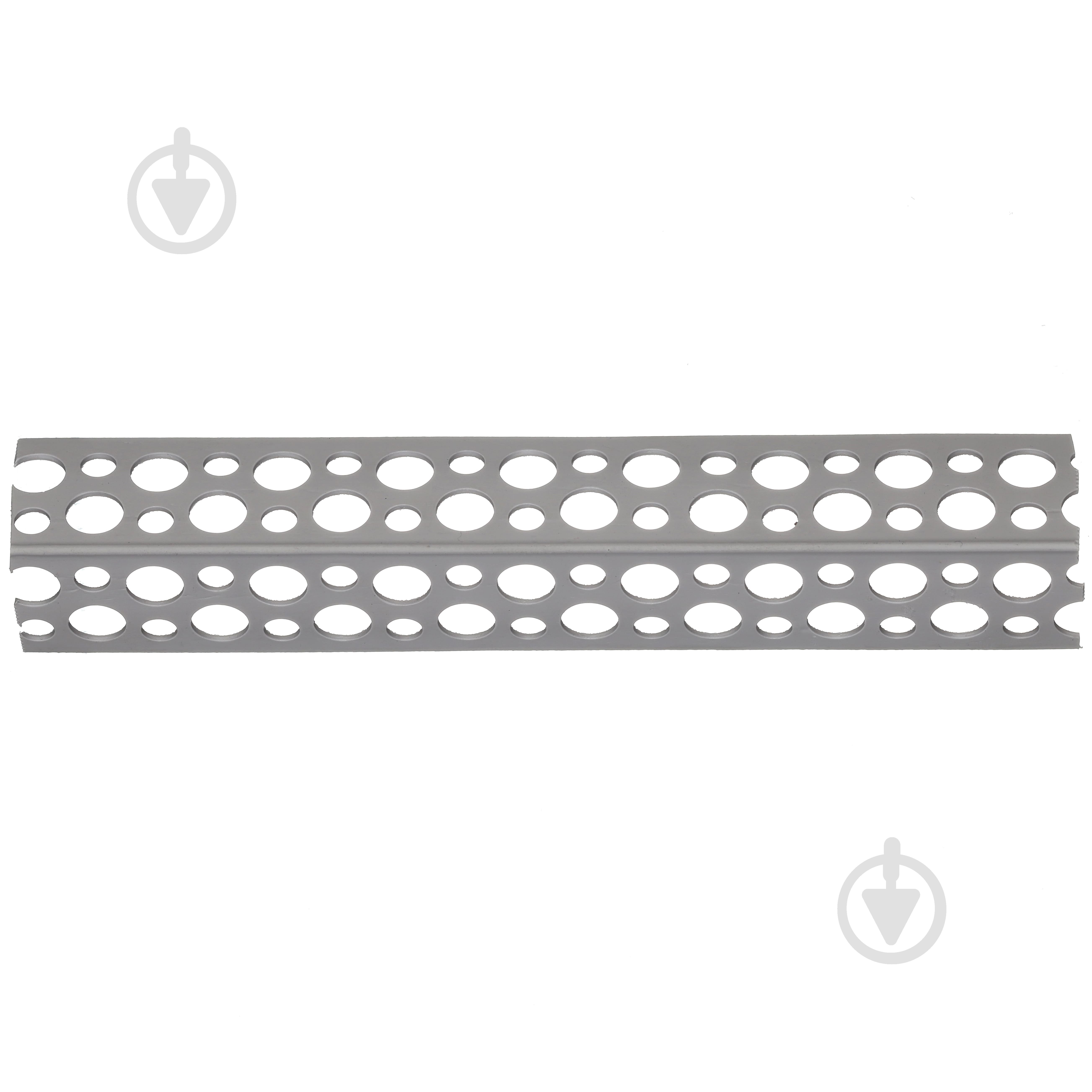 Уголок ПВХ перфорированный прямой ШТУКАТУР 23x23 мм 2,5 м - фото 2