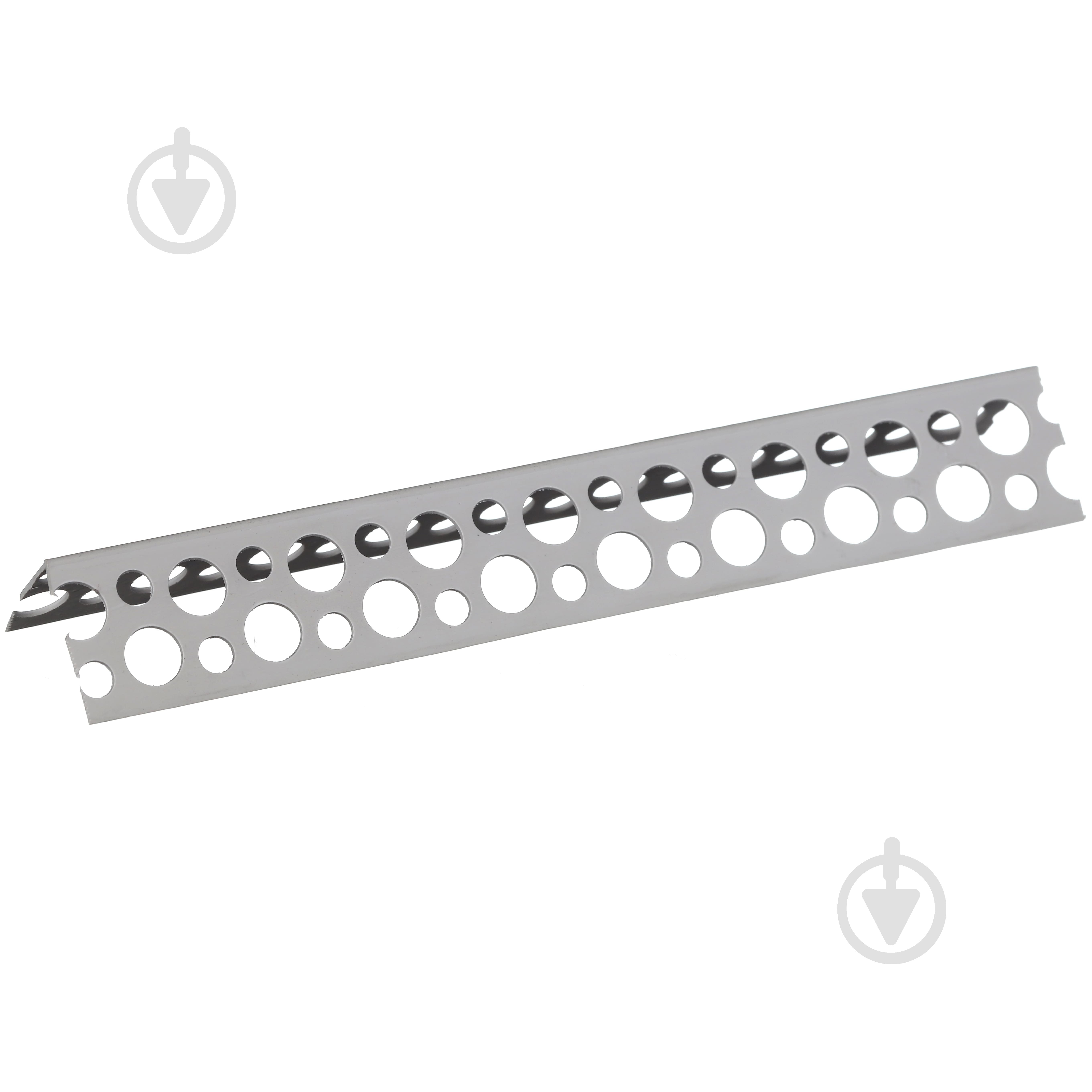 Уголок ПВХ перфорированный прямой ШТУКАТУР 23x23 мм 2,5 м - фото 3