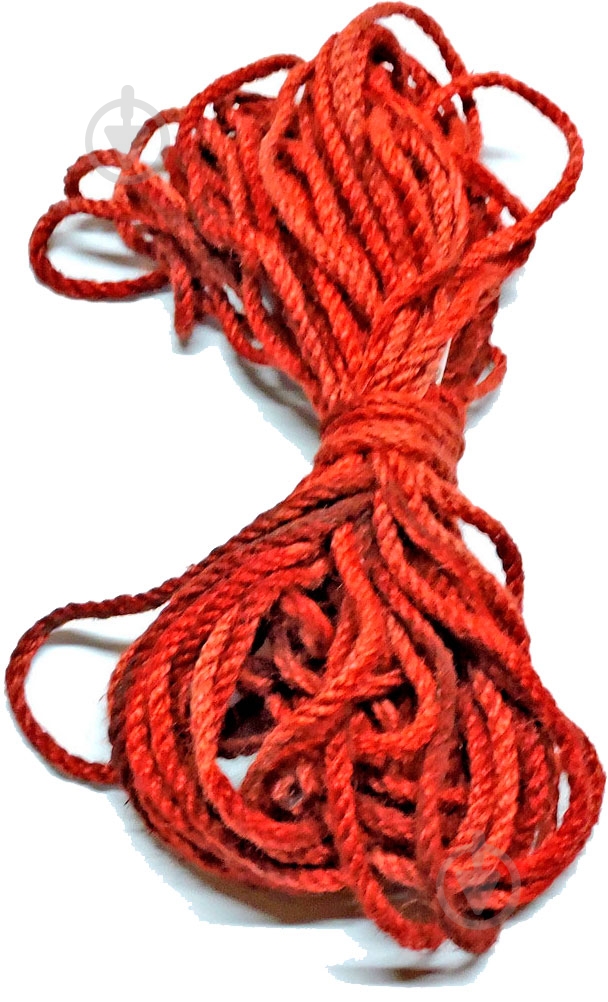 Канат Радосвіт джутовый 6 мм красный - фото 2