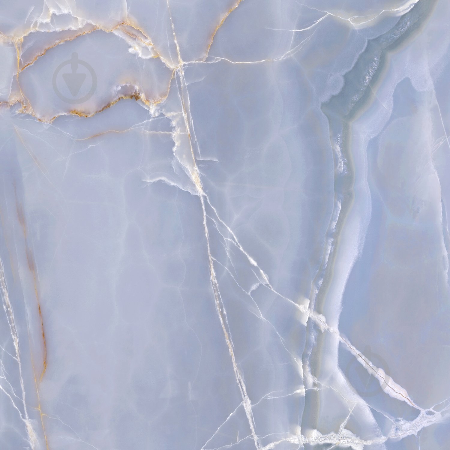 Плитка Golden Tile Onyx Blue Голубой 7A3580 60х60 см - фото 1