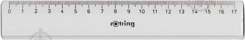 Линейка 16 см S0220870 Rotring Drawing - фото 1