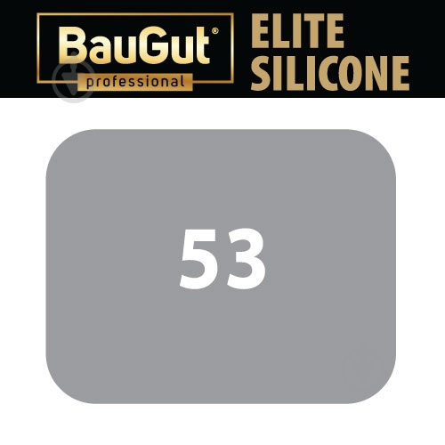 Герметик силиконовый BauGut Silicon Elite 53 серый 300 мл - фото 3 Герметик силиконовый BauGut Silicon Elite 53 серый 300 мл - фото 3