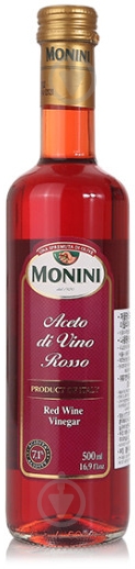 Уксус Monini винный красный 500 мл - фото 1 Уксус Monini винный красный 500 мл - фото 1