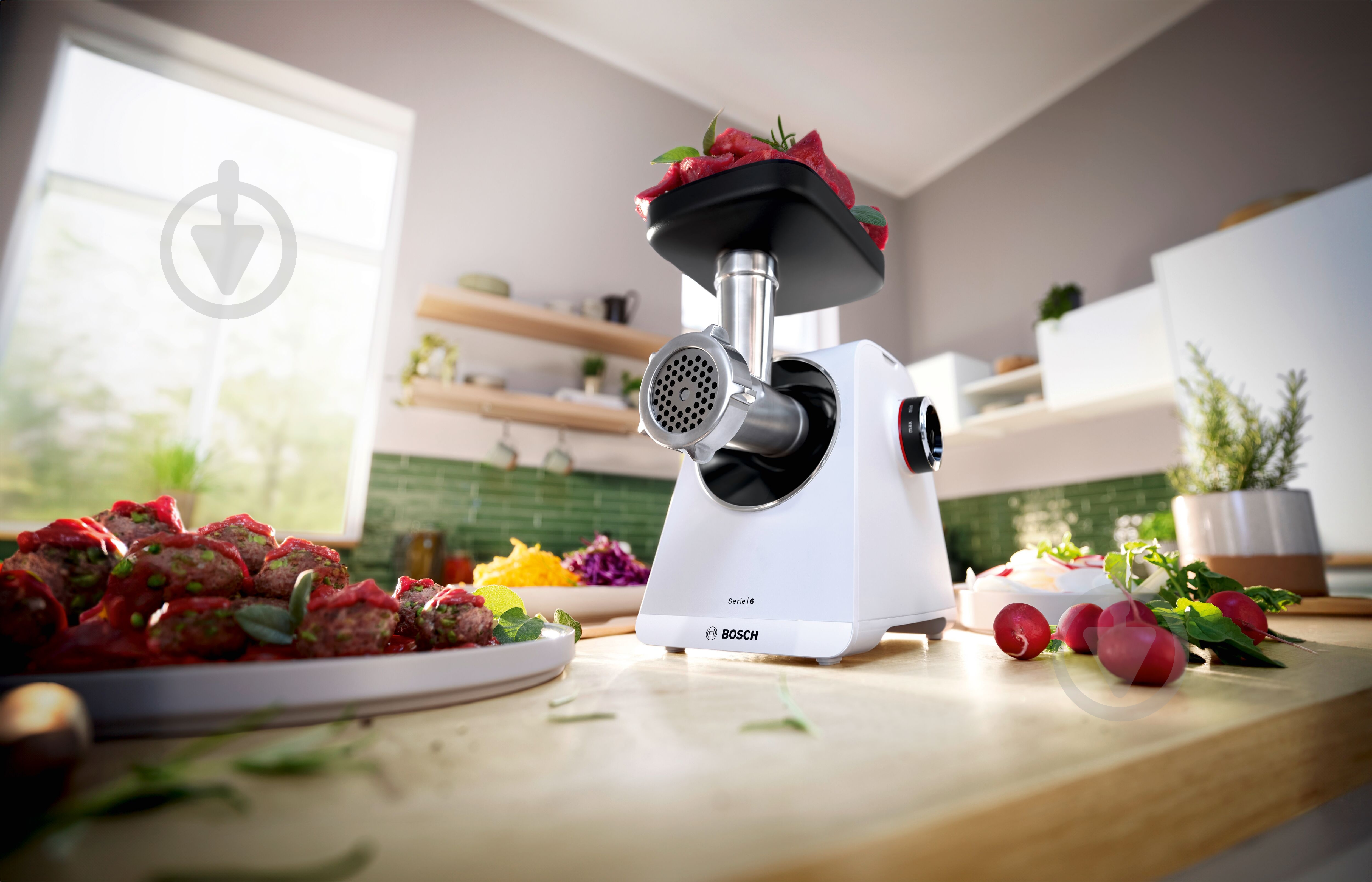 Мясорубка Bosch Series 6 MultiPower MFWS607W - фото 14