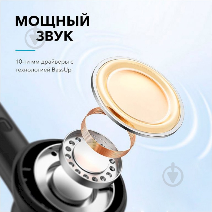 Bluetooth-гарнитура Anker SoundCore R100 black (A3981G11) - фото 7