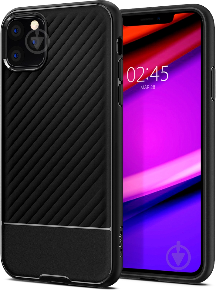 Чехол Spigen Core Armor Matte Black для Apple iPhone 11 Pro Max - фото 2