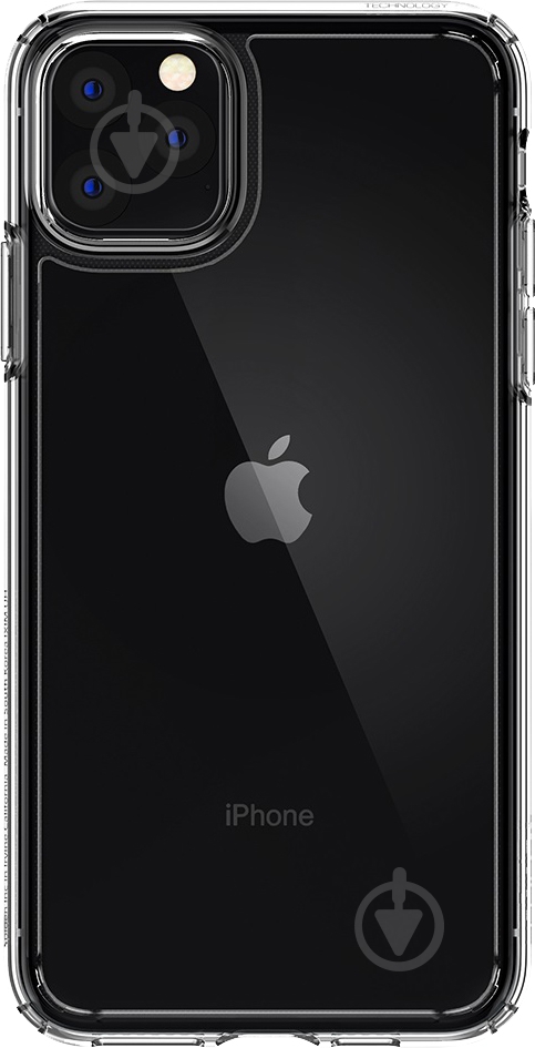 Чехол Spigen Crystal Hybrid Crystal Clear для Apple iPhone 11 Pro Max - фото 1 Чехол Spigen Crystal Hybrid Crystal Clear для Apple iPhone 11 Pro Max - фото 1