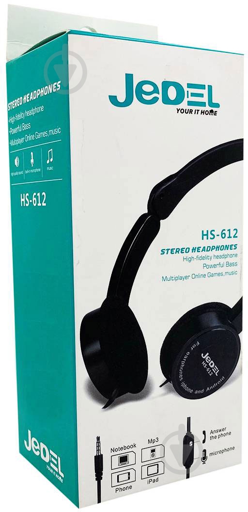 Гарнитура Jedel black (HS612) - фото 10