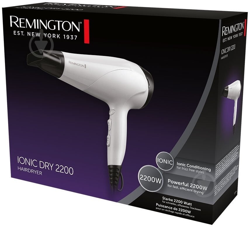 Фен Remington D3194 Ionic Dry - фото 4