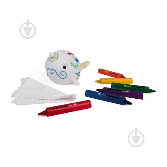 Игрушка для купания Janod Рисование. Нарвал J04726 - фото 5