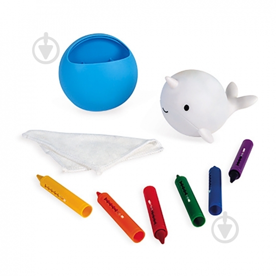 Игрушка для купания Janod Рисование. Нарвал J04726 - фото 4