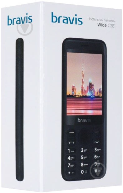 Мобильный телефон Bravis C281 Wide Dual Sim black - фото 8