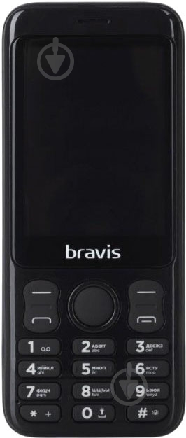 Мобильный телефон Bravis C281 Wide Dual Sim black - фото 1