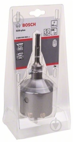 Коронка Bosch SDS-Plus 68 мм 2608550064 - фото 3