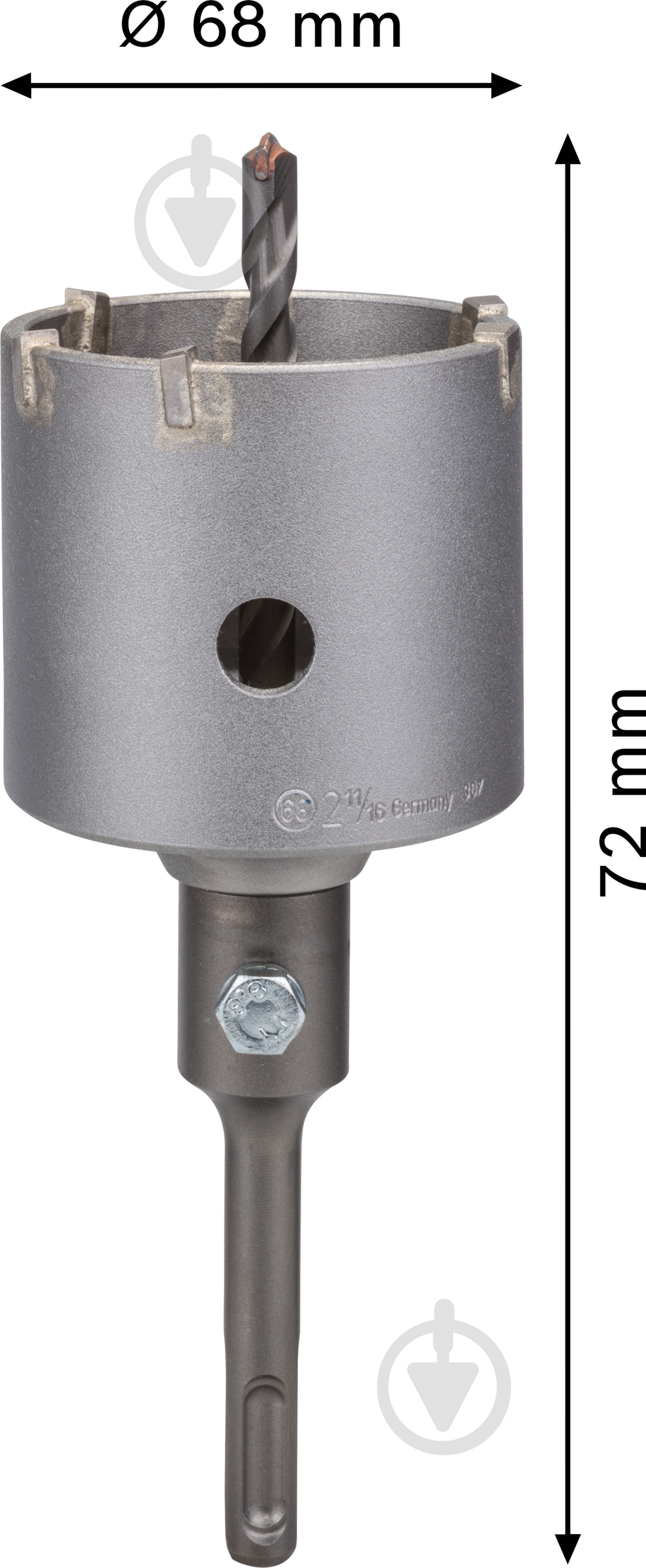 Коронка Bosch SDS-Plus 68 мм 2608550064 - фото 4