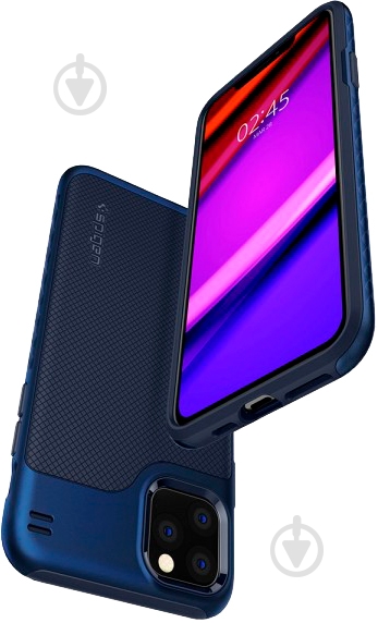 Чохол Spigen Hybrid NX Navy Blue для Apple iPhone 11 Pro Max - фото 8