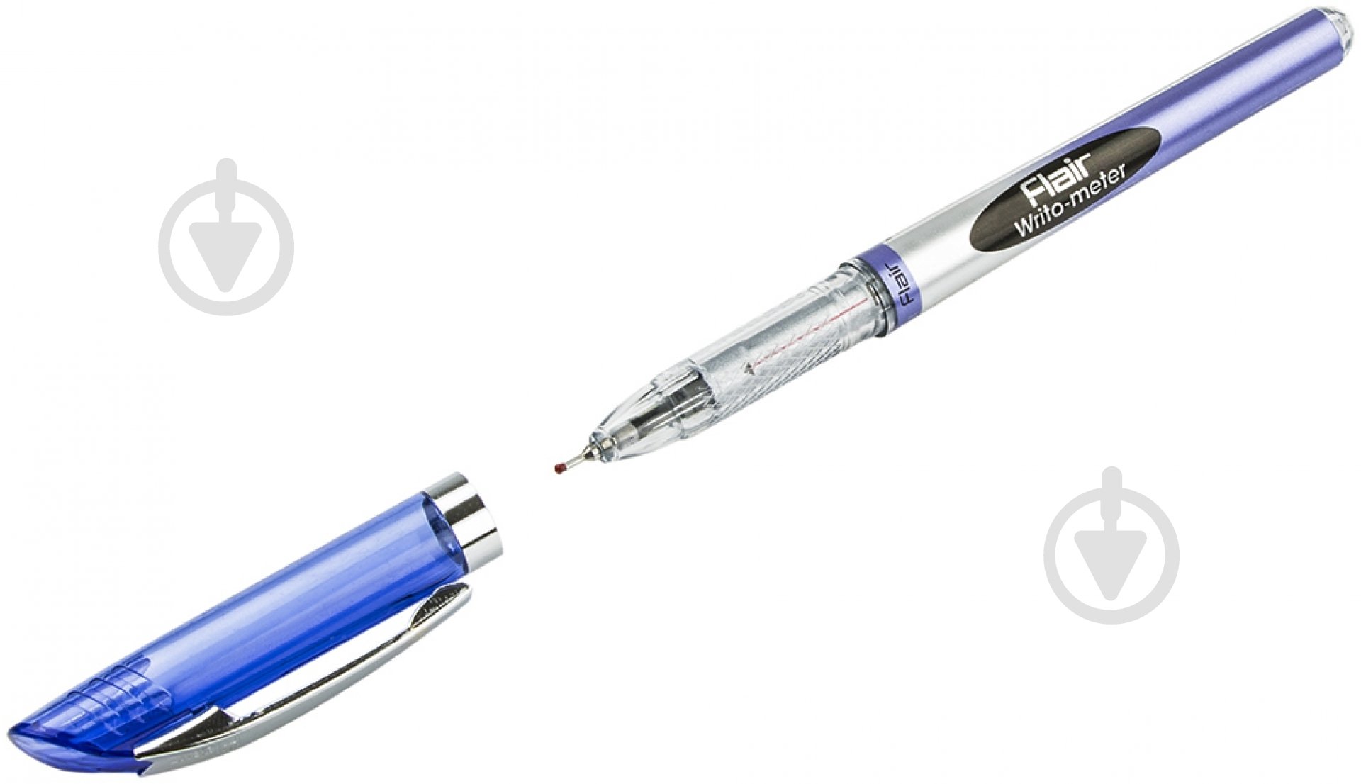 Ручка шариковая Flair Writometer 743 синяя - фото 2