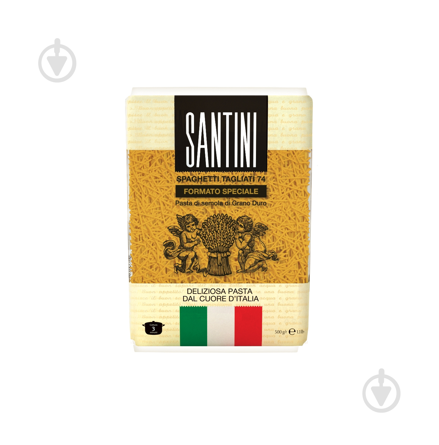 Макароны Santini Spaghetti Tagliati 74 500 г - фото 1